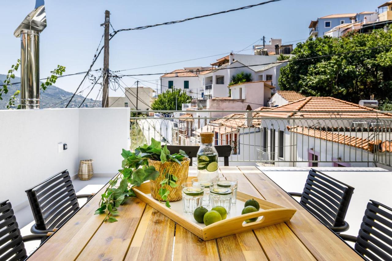 Breezy Rooftop House Skopelos Buitenkant foto